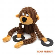 【ワンちゃんが喜ぶおもちゃ】rookcran ROOP FRIENDYリングモンキー